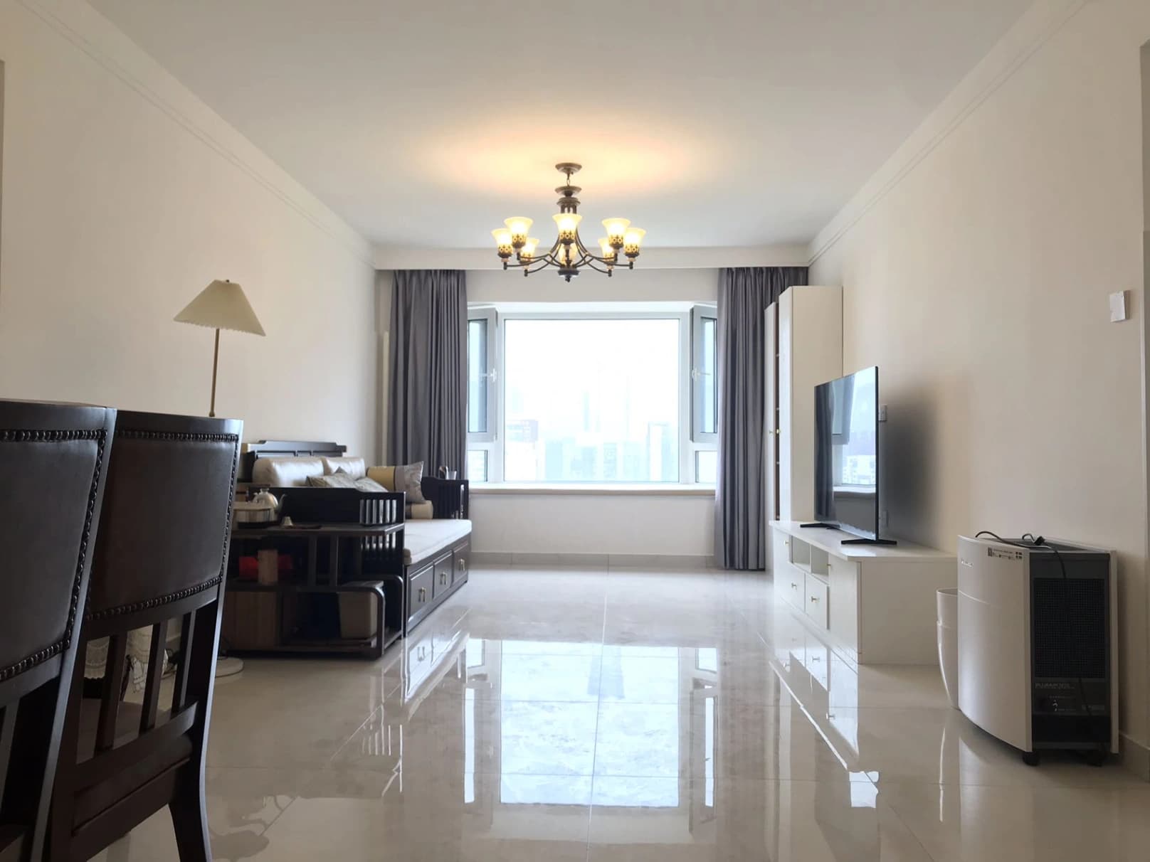 Sihui,  Dongqu Guoji Building 3, 108㎡, 2 Bedrooms, High Floor, West-Facing Scenic View